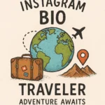 Instagram bio for travlers